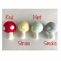 Red & White Mushroom Garland