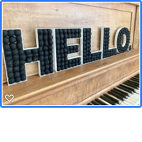Felt Ball Letter L