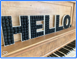 Felt Ball Letter L