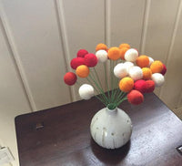 Custom Felt Ball Bouquets - Redheadnblue