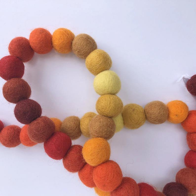 Fall Gradient Garland - Redheadnblue