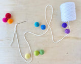 Needle and Thread for DIY garland making - Wool Jamboree
