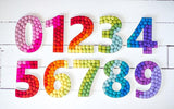 Felt Ball Numbers 0 - 9 - Wool Jamboree