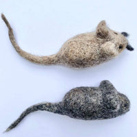 Felted Mouse Kicker Toy - Wool Jamboree
