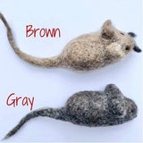 Felted Mouse Kicker Toy - Wool Jamboree