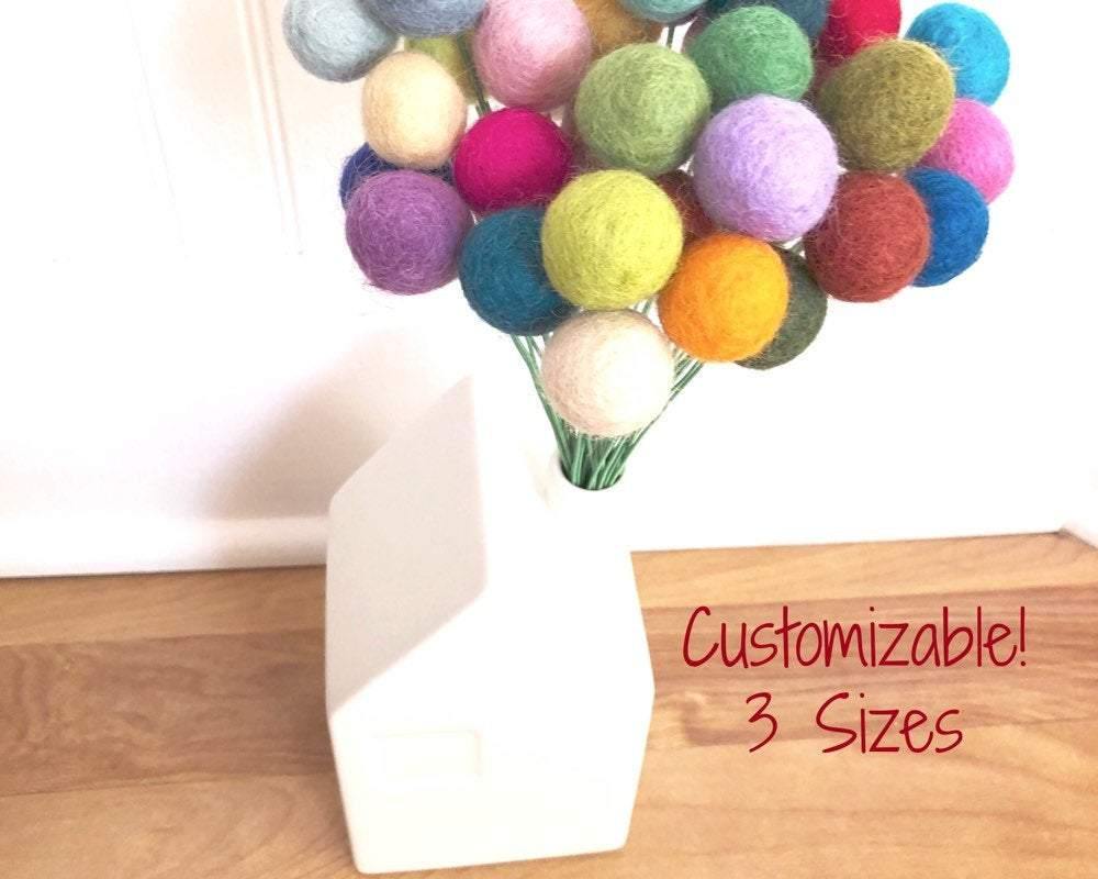 Adventure Awaits Multi-Color UP! Balloon Bouquet - Redheadnblue