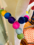 Rainbow Curtain Ties - Redheadnblue