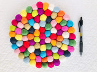 Colorful Trivet &/or Coaster - Redheadnblue