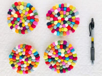 Colorful Trivet &/or Coaster - Redheadnblue