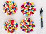 Colorful Trivet &/or Coaster - Redheadnblue