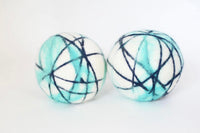 Aqua Stripe Dryer Ball