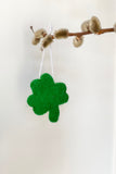 Wool Felt Shamrock Ornament
