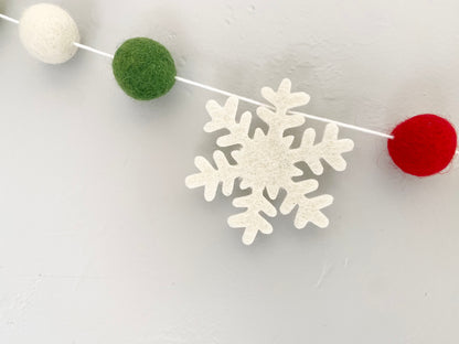 Holiday Snowflake Garland