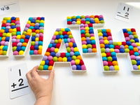 MATH Felt Ball Letters