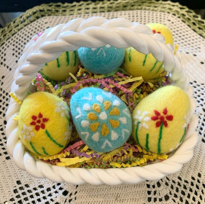 Felted Easter Eggs