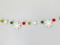 Holiday Snowflake Garland