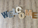 WELCOME Felt Ball Letters