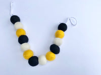 Bumble Bee Inspired Curtain Ties