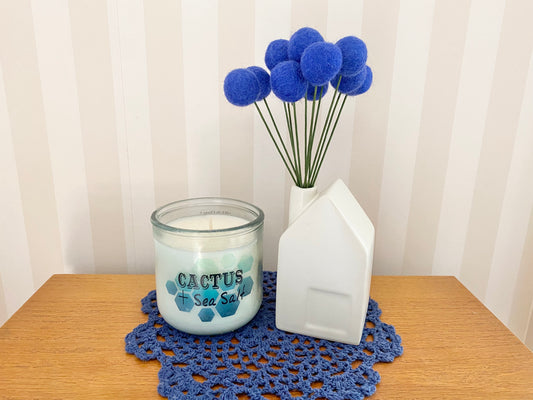 Sapphire Felt Ball Bouquet