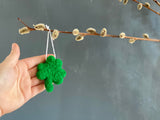 Wool Felt Shamrock Ornament