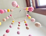 Pinks Gold & Neutral Ceiling Mobile