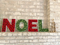 NOEL Felt Ball Christmas Letters