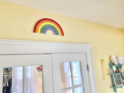 Traditional Felt Ball Rainbow - Redheadnblue