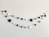 Black & White Star Garland