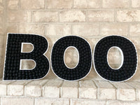 BOO Felt Ball Letters