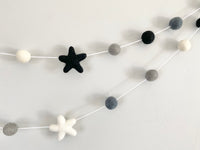 Black & White Star Garland