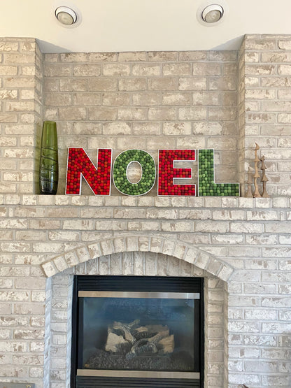 NOEL Felt Ball Christmas Letters