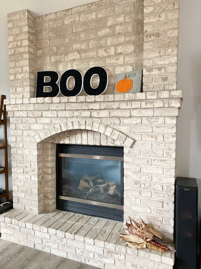BOO Felt Ball Letters