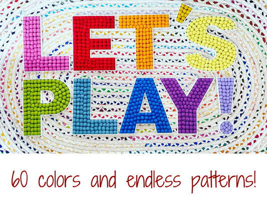LET'S PLAY! Felt Ball Wall Decor - Wool Jamboree