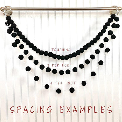 Custom Felt Ball Garland - Redheadnblue