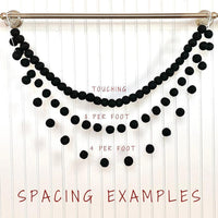 Custom Felt Ball Garland - Redheadnblue